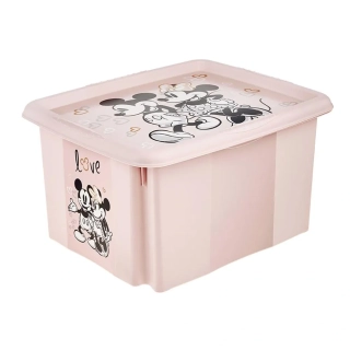 Keeeper Skladovací box na hračky Minnie ružový